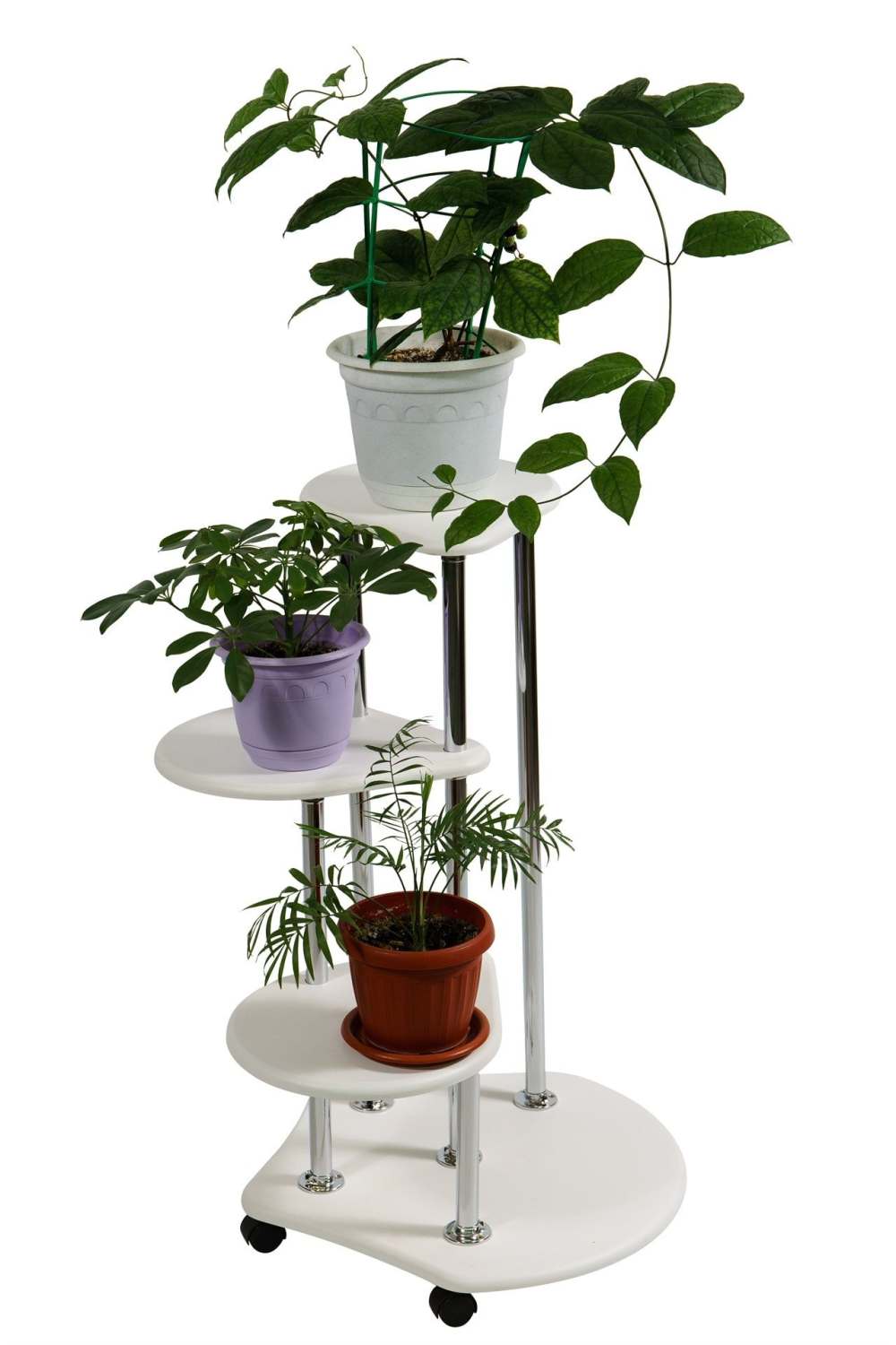 Подставка для цветов «Троечка» Белый