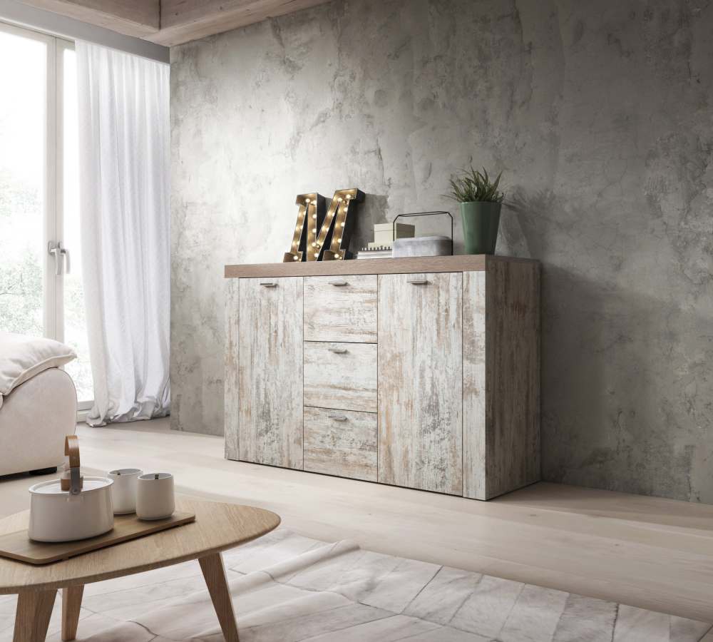 Комод «Amy» 2D3S 24D4HH typ 26 white pine