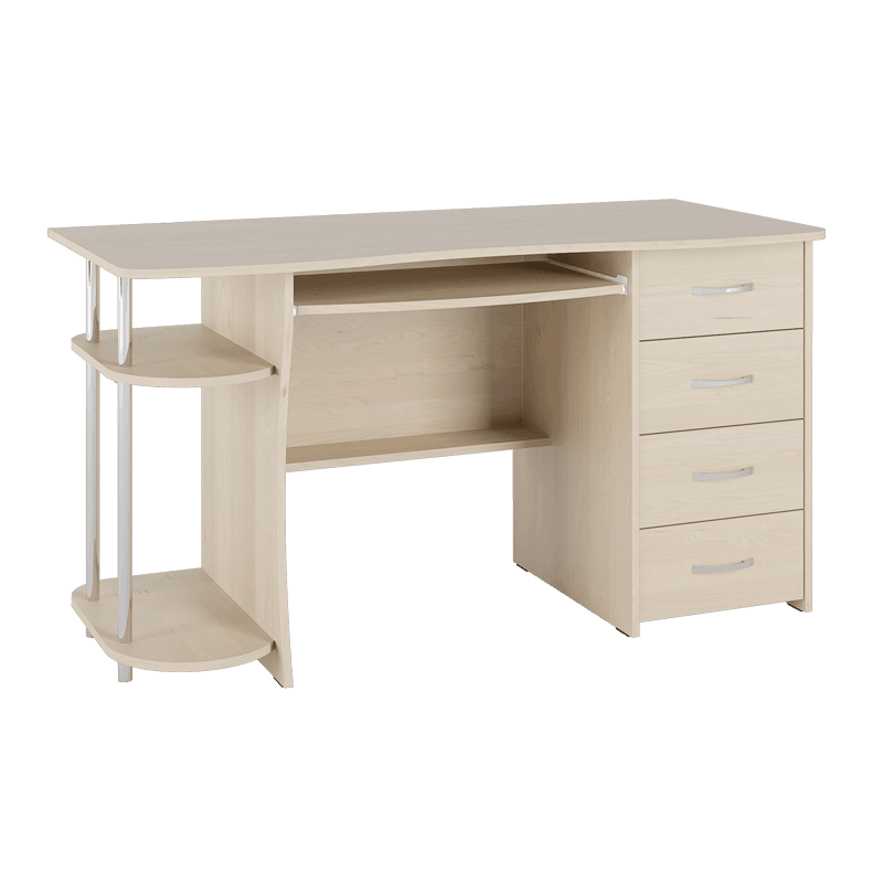 Стол компьютерный «Эконом-стандарт» С-222БН Береза снежная