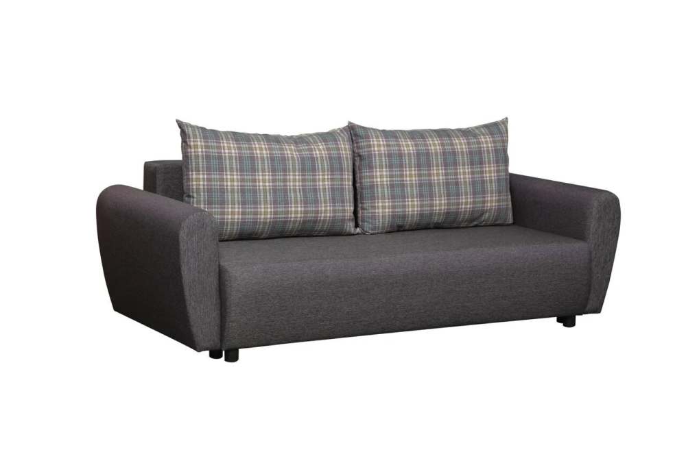 Диван-кровать «Вектор» Рогожка виноград/шинилл клетка слива