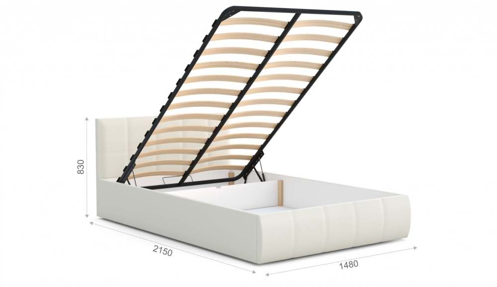 Мягкая кровать с подъемным механизмом «Верона» 140