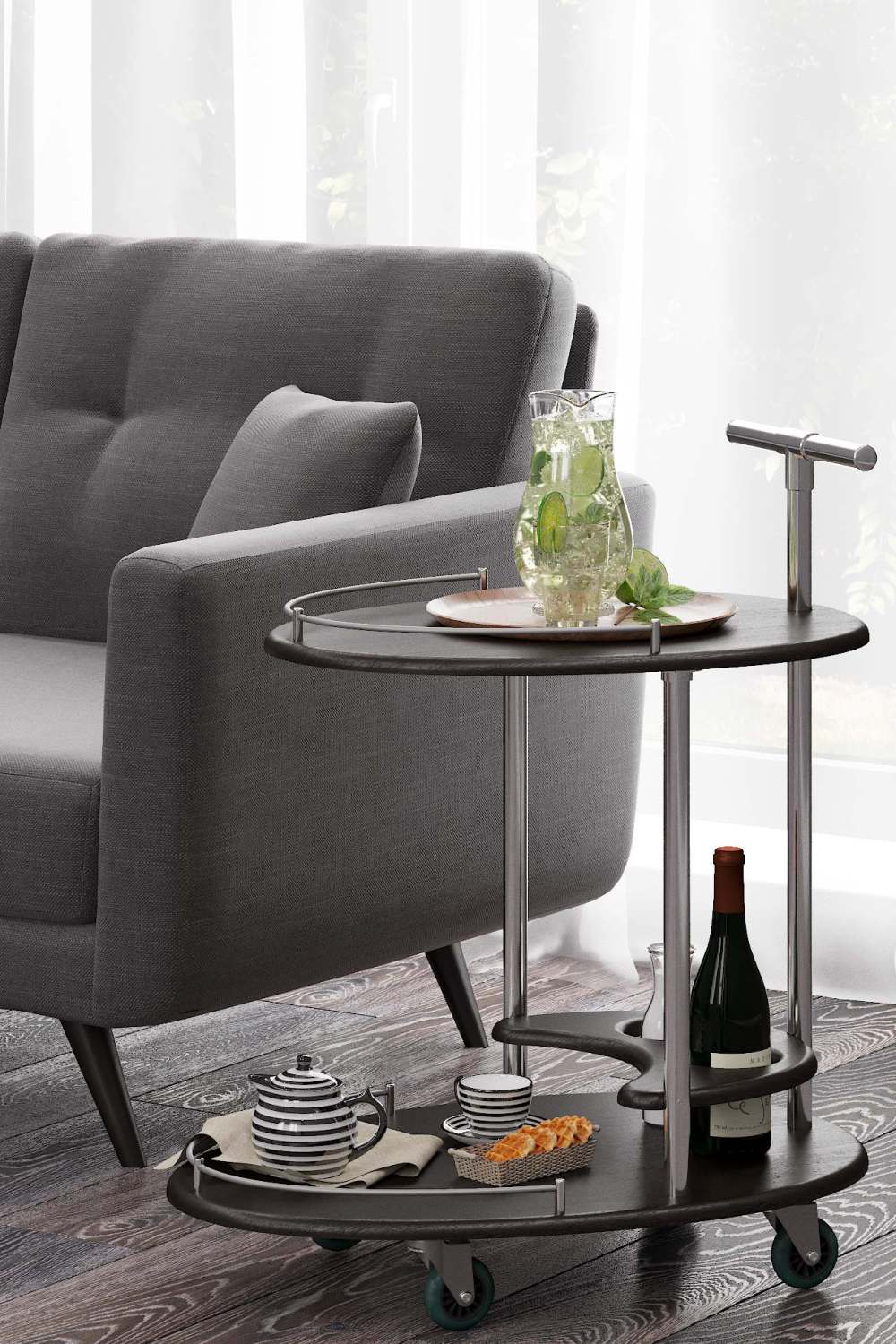 Стол сервировочный «Фуршет» Венге