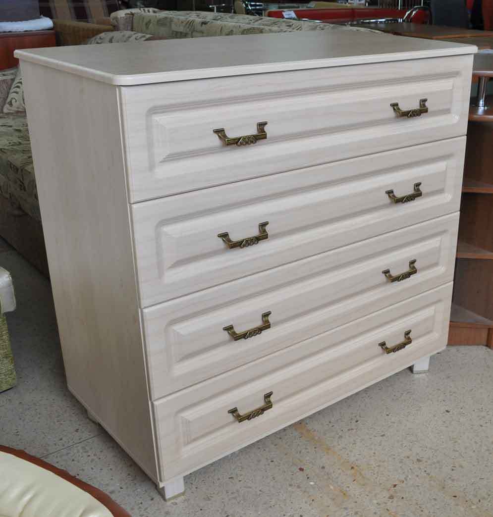 Комод «Элизабет» ЭМ-11 Берёза снежная/клен