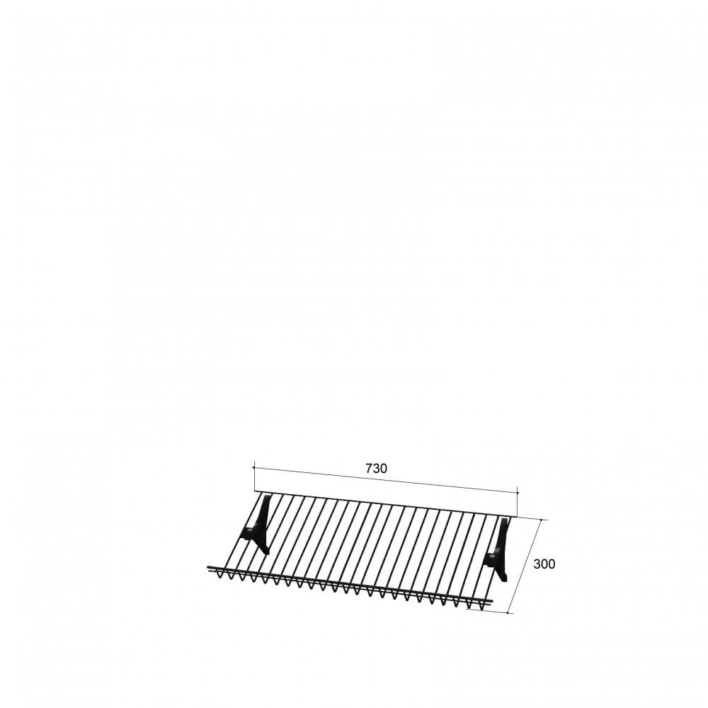 Сетка для обуви 800 8 «Эльза» Дуб сонома
