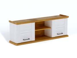 Шкаф-полка навесной «Кантри» Сосна Андерсен/Орех Рибек натуральный