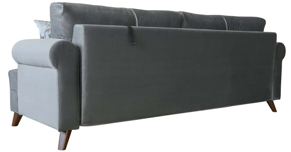 Диван-кровать «Мирта» Толидо 32 стальной серый