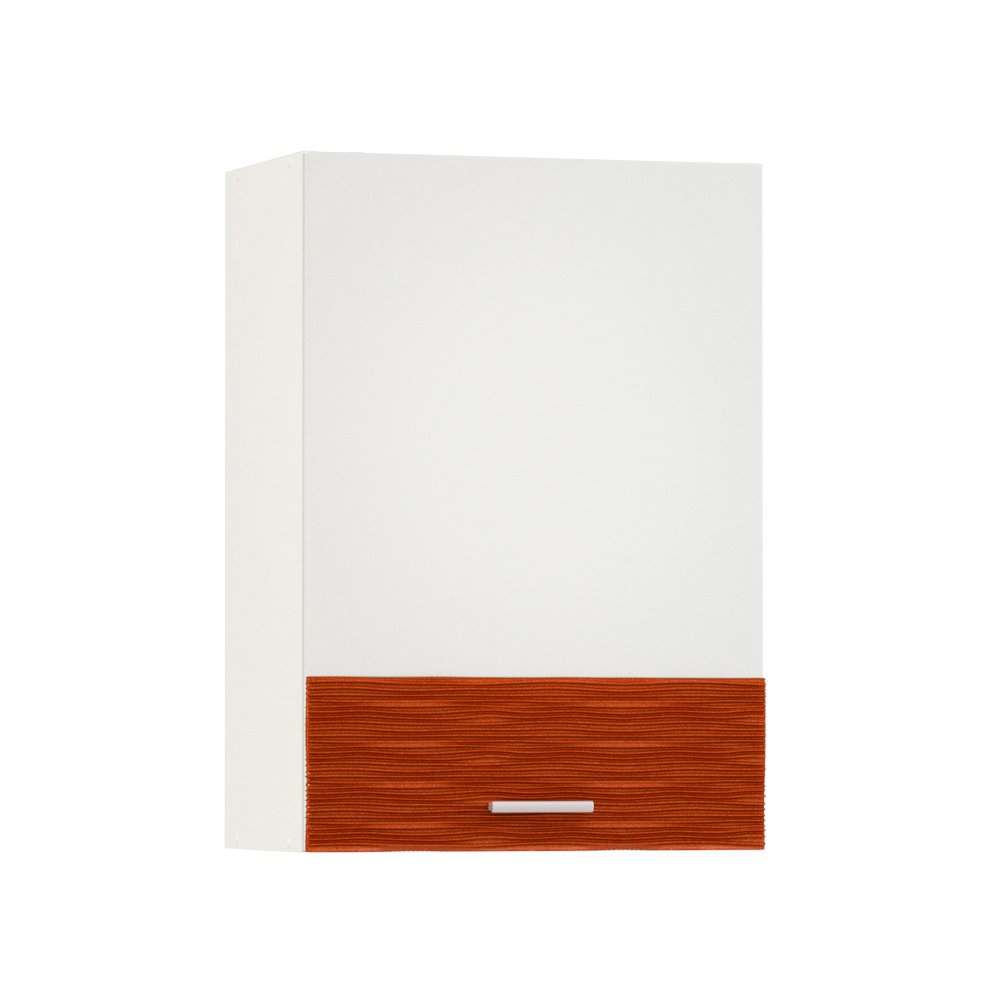 Шкаф навесной 500 «Жанна» морковный металлик