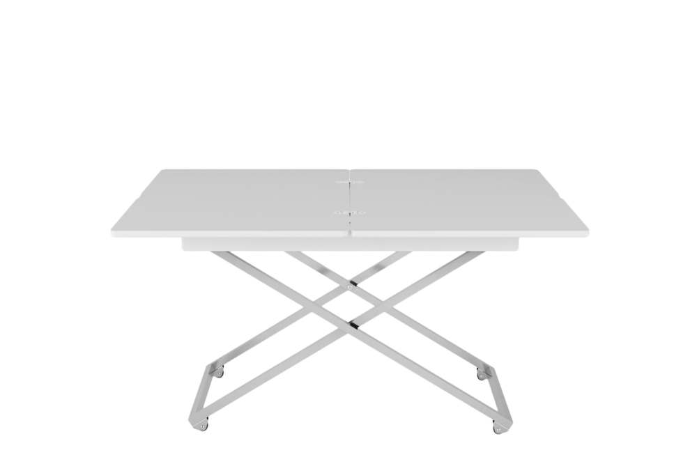 Стол-трансформер «Андрэ» Хром белый