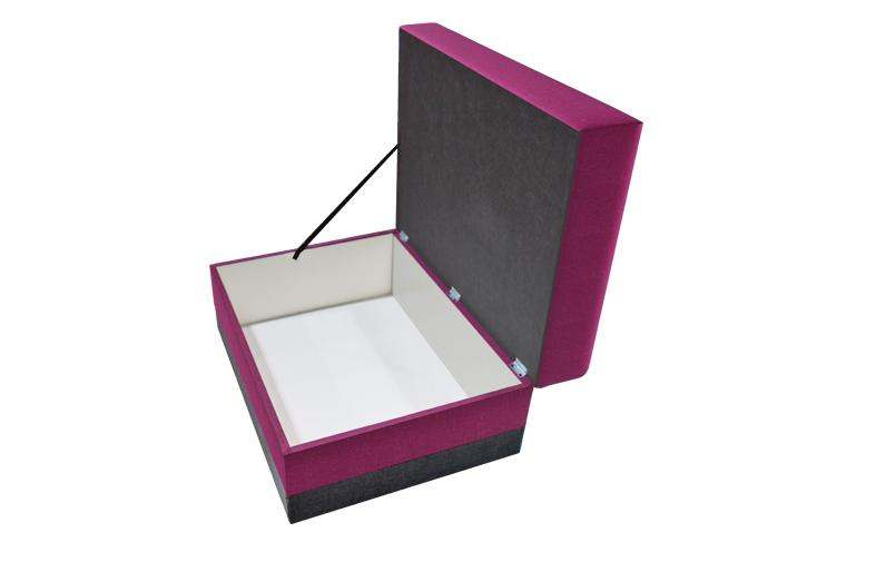 Пуф «Аджио» Жаккард бордо/жаккард серый