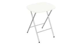 Табурет складной «Экстра» Белый