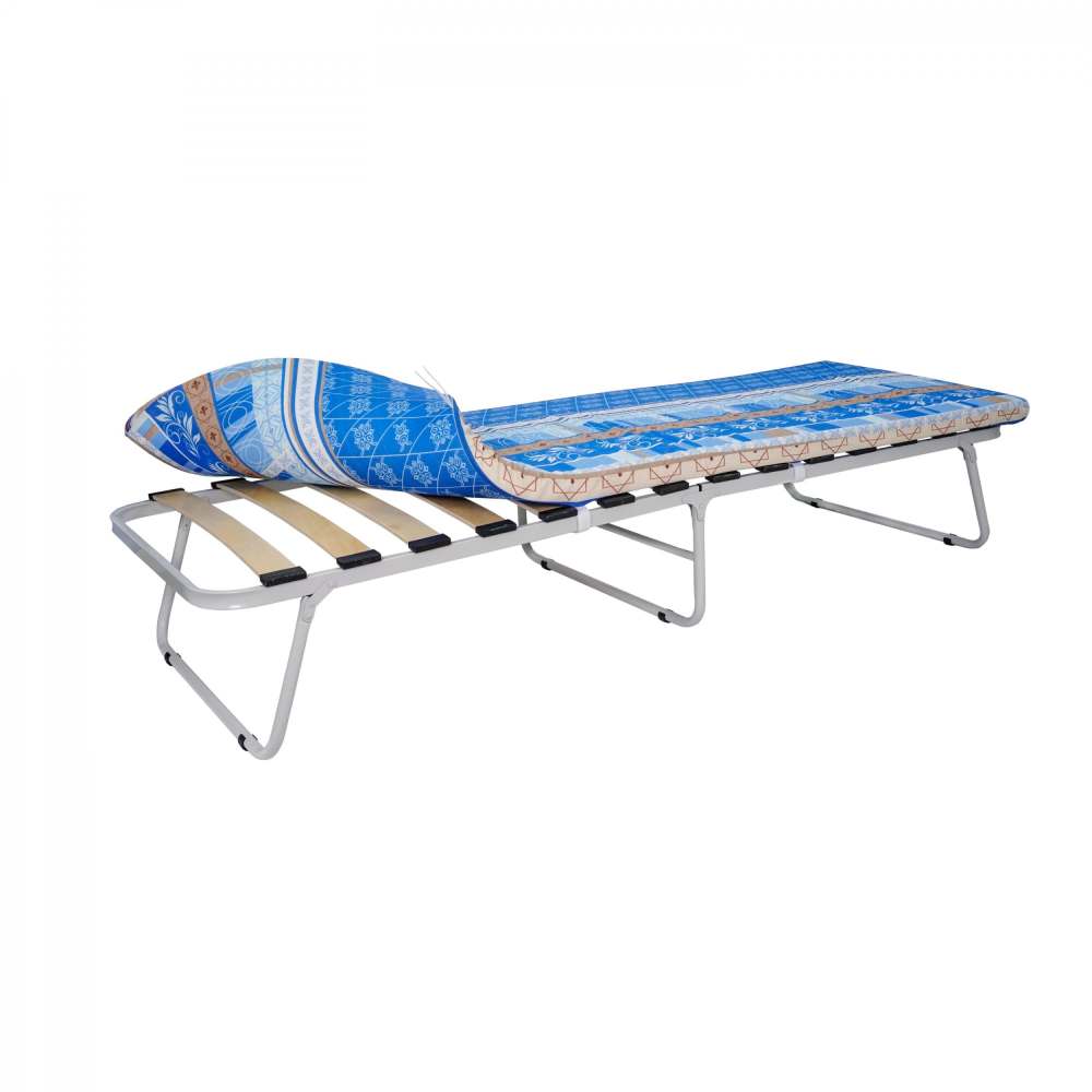 Кровать раскладная «Марфа-1» на ламелях с мягким матрасом