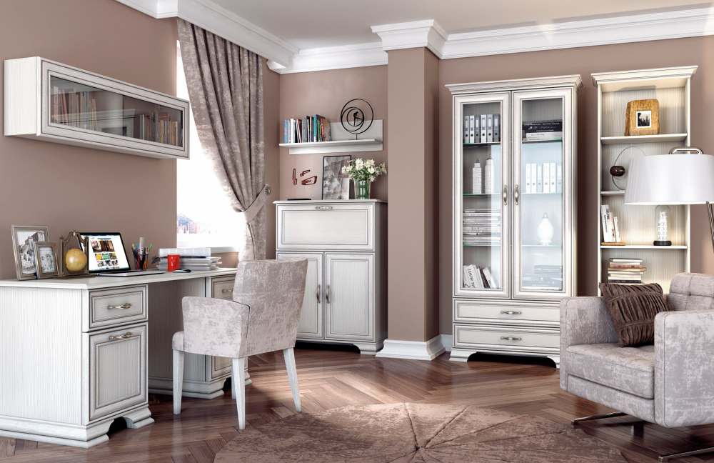 Модульная система «Тиффани» Вудлайн кремовый