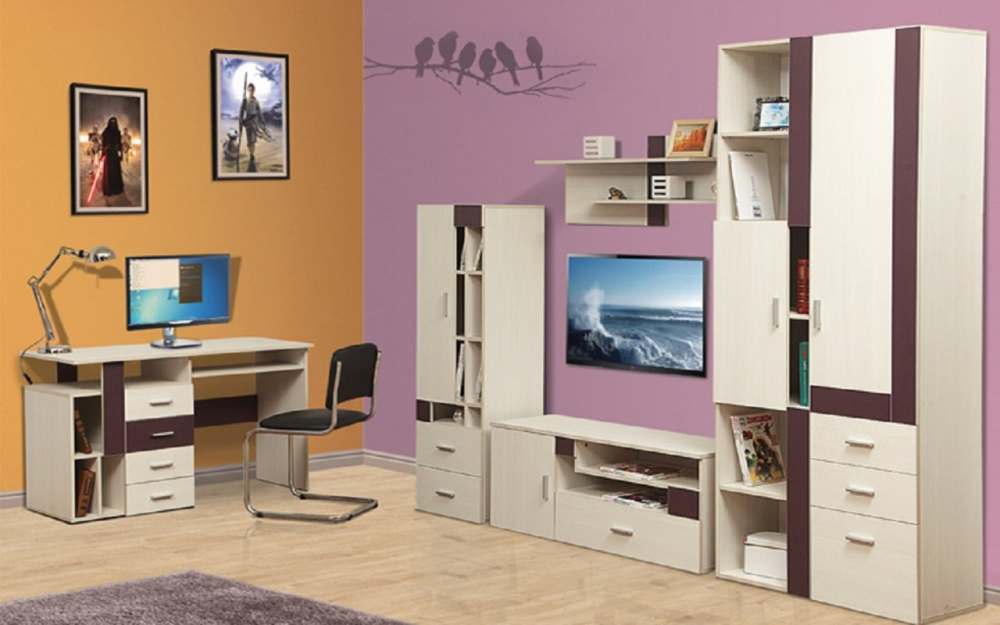 Модульная детская «Некст» вариант 4