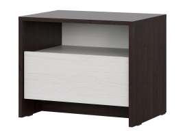 Тумба прикроватная «МСП 1» Дуб Венге/Ясень Анкор светлый