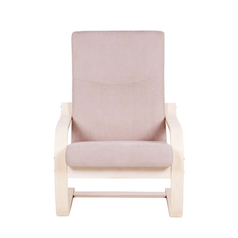 Кресло-качалка «Кристалл» Береза белая/Моно 111