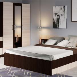 Модульная спальня «Алена» Венге/Дуб молочный