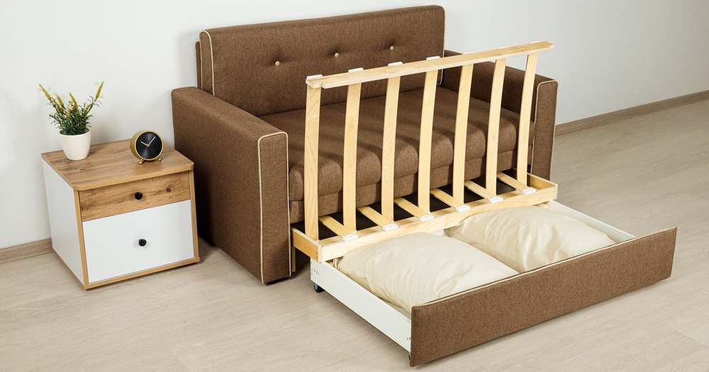 Диван-кровать «Найс 120» место для хранения