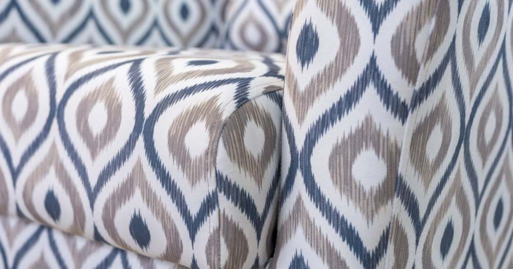 Кресло «Либерти» Фибра Геометрия 18 бежевый