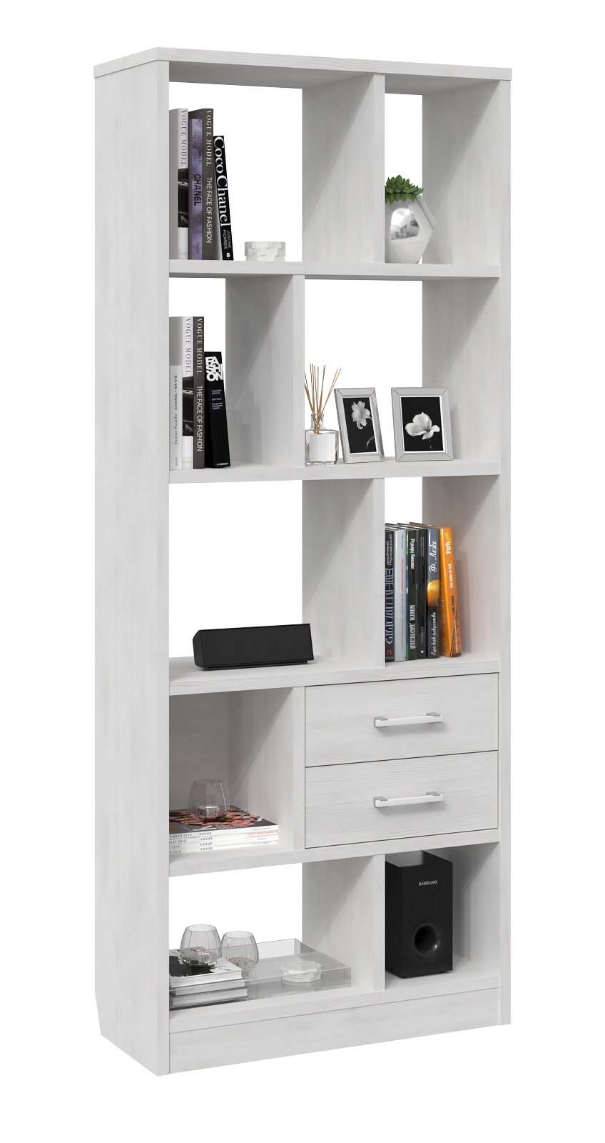 Стеллаж «Виктория» ВИ-2К Северное дерево светлое, высота 200 см