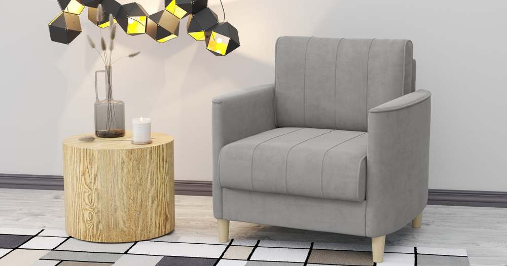 Кресло «Лора» ТК 328 Ультра дав серебристый серый