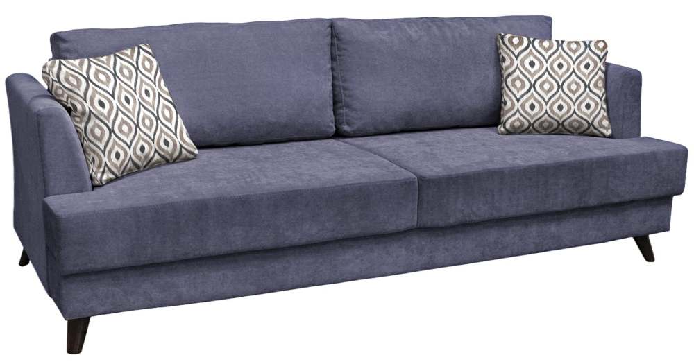 Диван-кровать «Дамаск» ТД 242 Лаунж 34 черничный