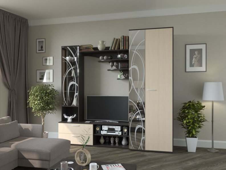 Гостиная «Альянс» Венге вариант 3