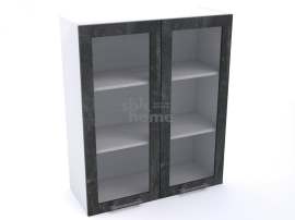 Кухонный шкаф «Дублин» ШСТ-80 960 2-х дверный навесной со стеклом