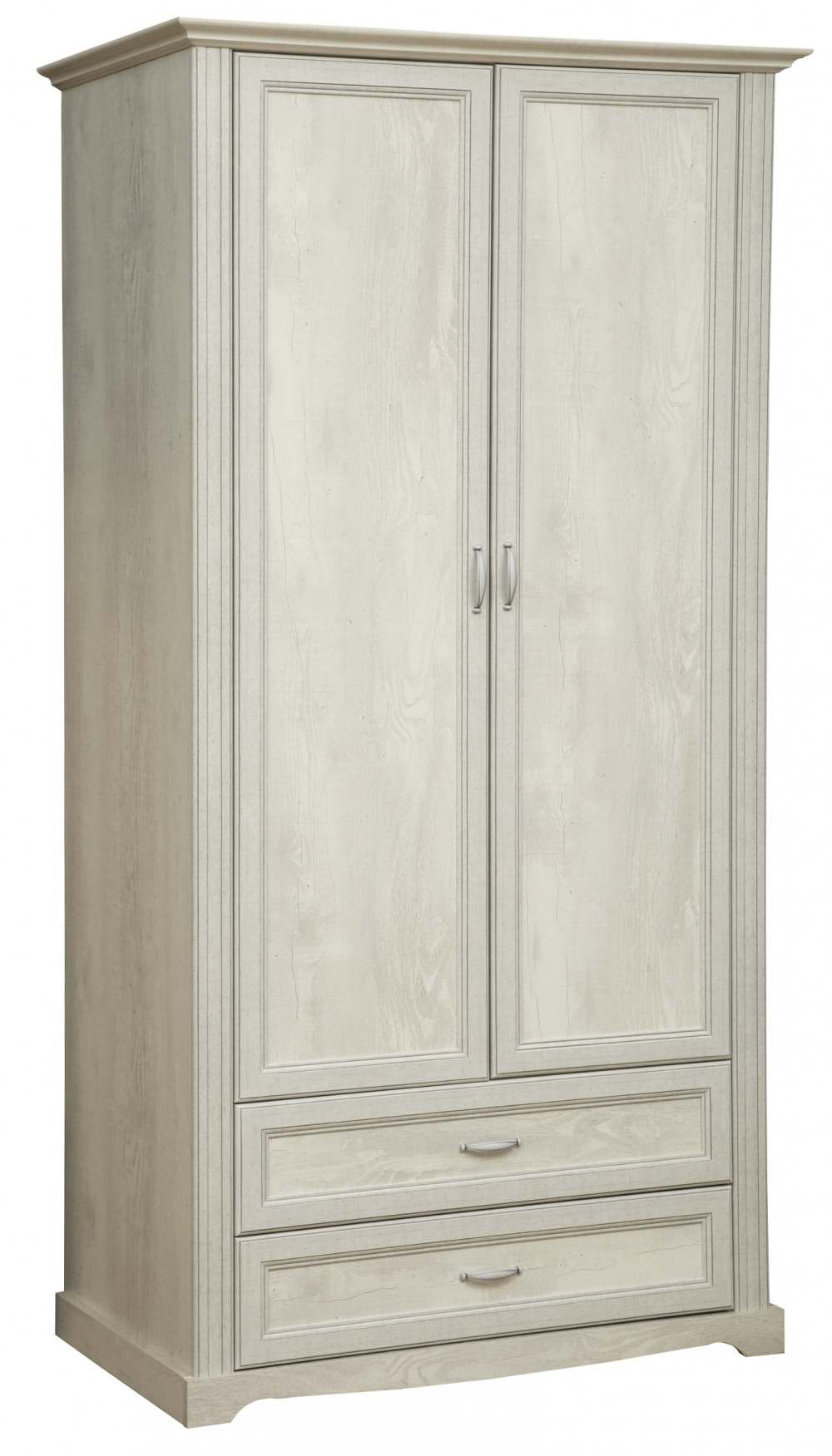 Шкаф для одежды 32.03 «Сохо» Бетон пайн белый/бетон пайн патина