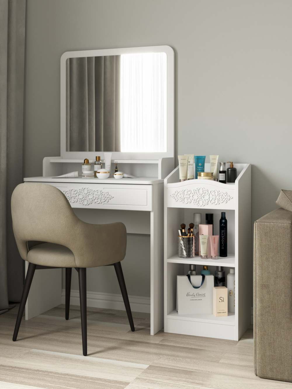 Шкаф «Ассоль» АС-66 белое дерево 