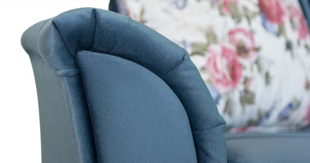 Диван 964 Лекко океан полуночно-синий, спальное место 195x131 см