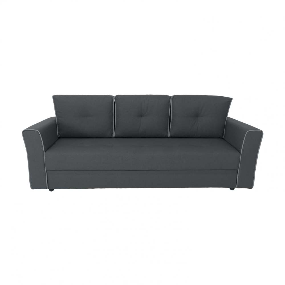 Диван-кровать «Пассаж» Солта графит/Солта грей