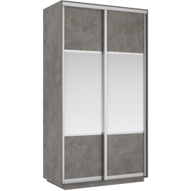 Шкаф-купе «Экспресс Хит» Комби Бетон