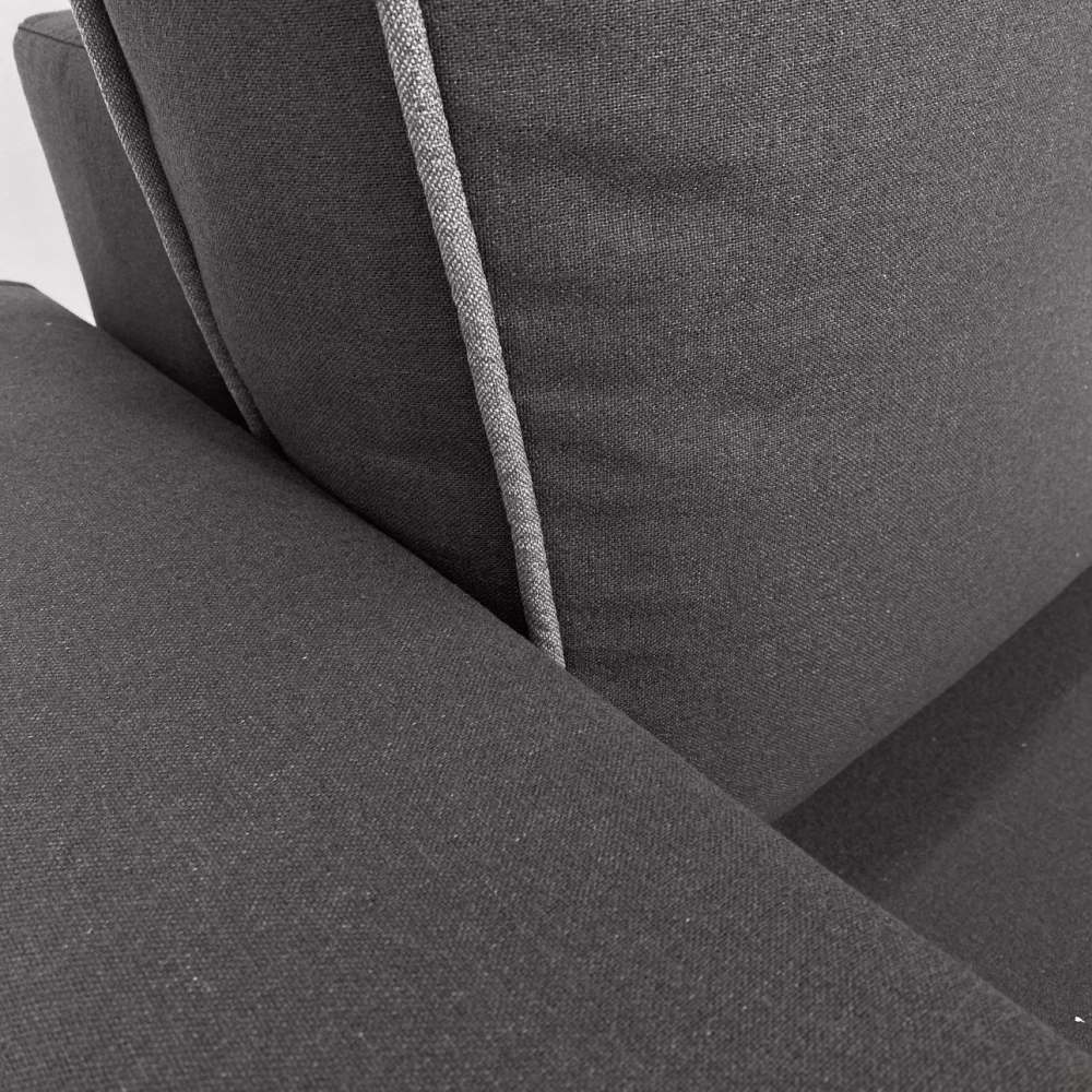 Диван-кровать «Пассаж» Солта графит/Солта грей