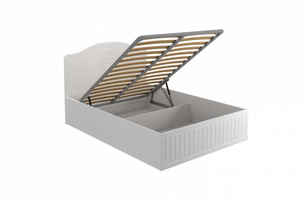 Кровать «Монблан», размер 200х120 см  белое дерево