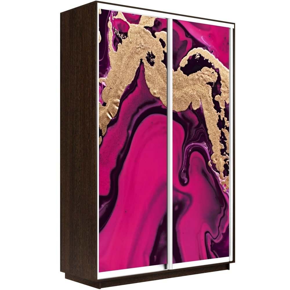 Шкаф-купе двухдверный «Экспресс Дуо» 2200 Фото 1005 венге