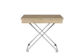 Стол-трансформер «Андрэ» Хром дуб сонома