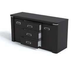 Комод «Магнолия» венге, глубина 51,6 см