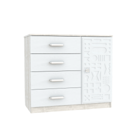 Комод «Влада» ВЛ - 15К Сосна винтер/арктик