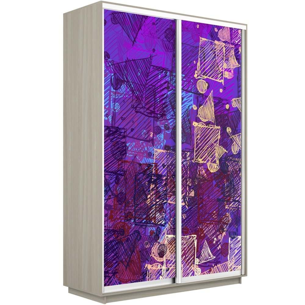 Шкаф-купе двухдверный «Экспресс Дуо» 2200 Фото 1012 шимо светлый