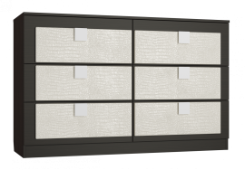 Комод «Александрия» АМ - 8К Венге подлинный/крокодил белый