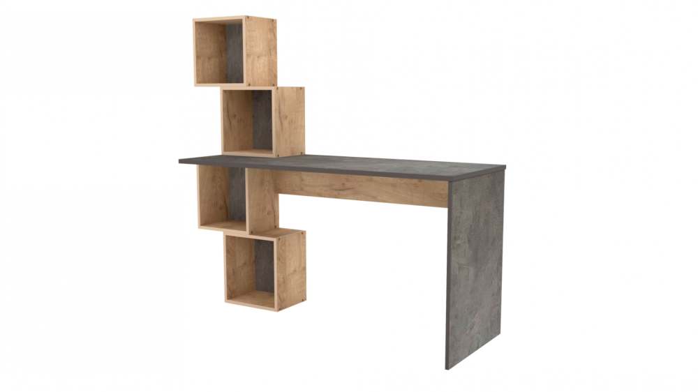 Стол компьютерный «СК-4» Камень темный/Дуб Ирландский