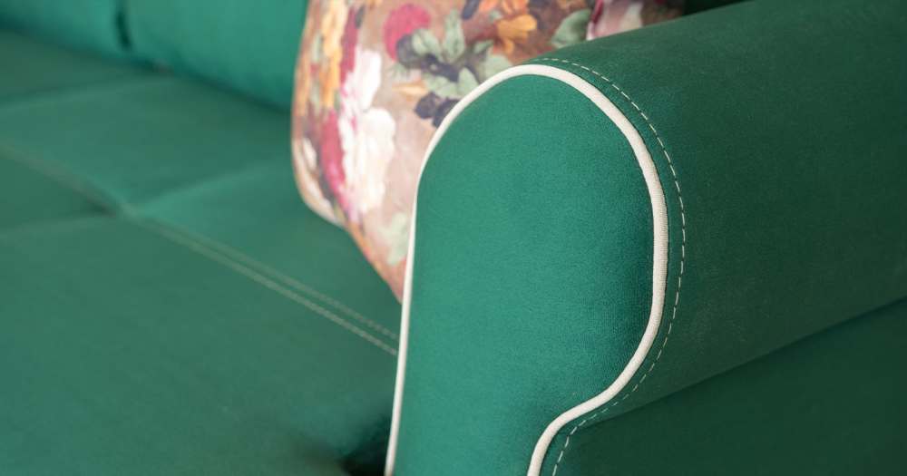 Диван-кровать «Мирта» Толидо 33 темно-зеленый малахитовый