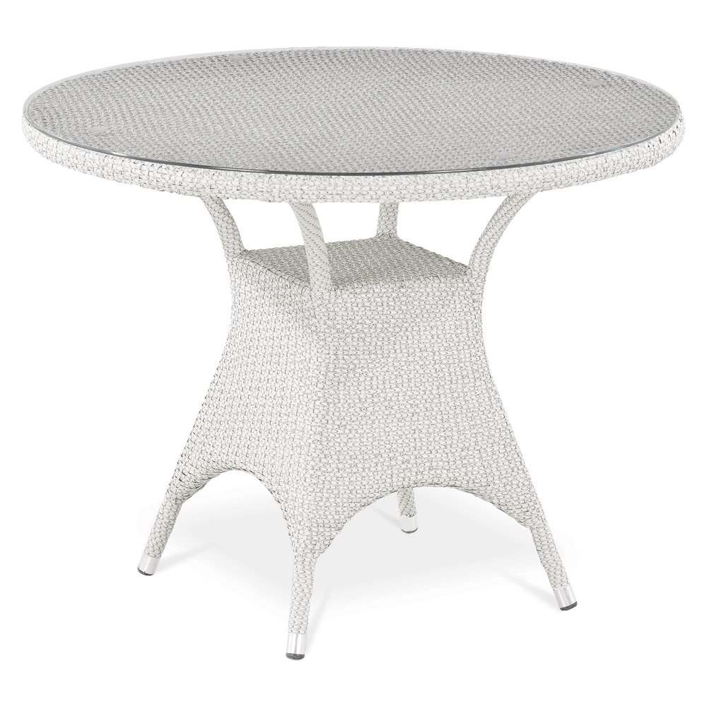 Обеденный комплект плетеной мебели «T220CW» Y290W-W2 White 4Pcs