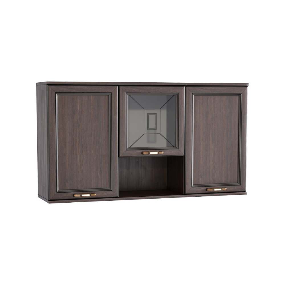 Шкаф навесной 10.66 «Мадэра» Венге Каштан