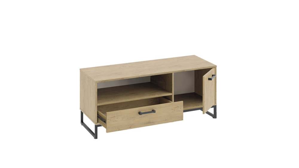 Тумба для ТВ «Лофт» тип 1 (Черный/Бунратти)