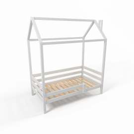 Кроватка-домик «Классик» Одноярусная 160х80 Белая