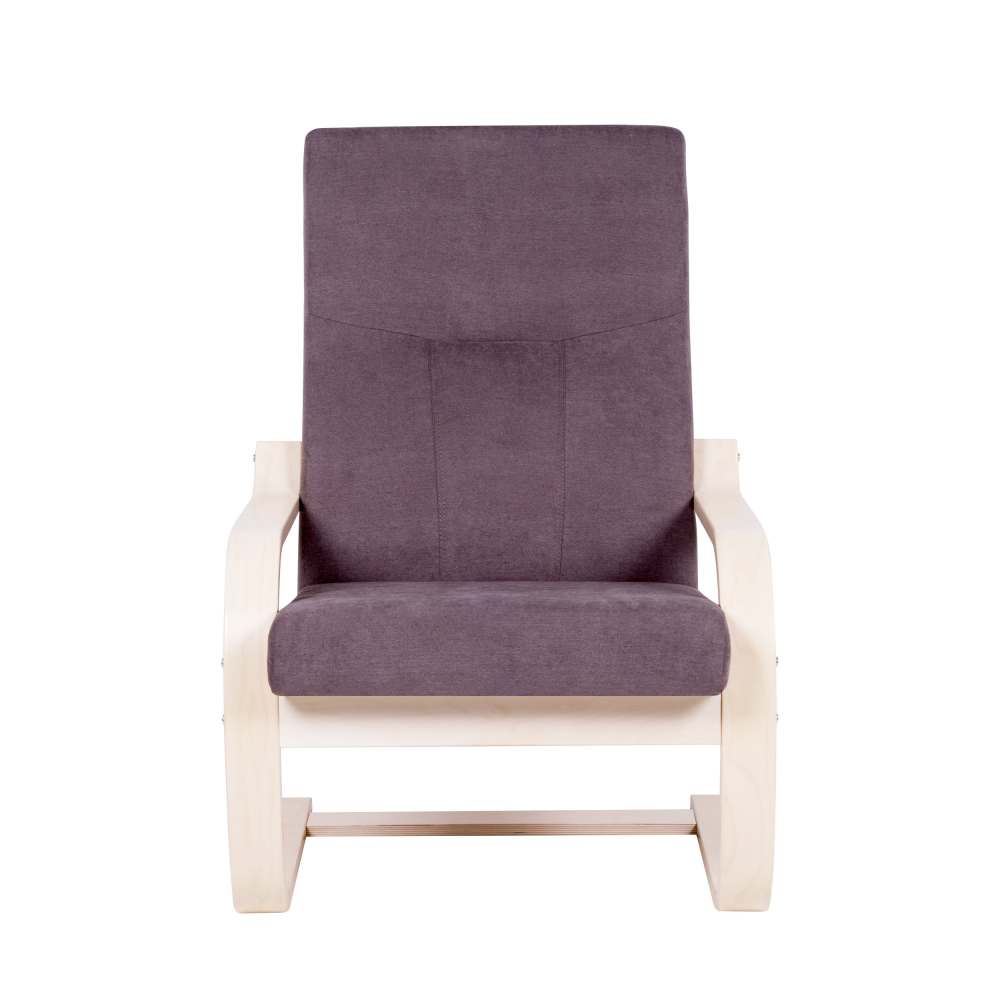 Кресло-качалка «Кристалл» Береза белая/Моно 297