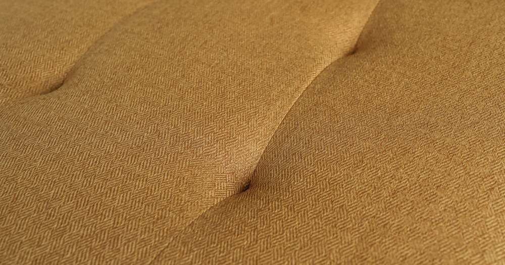 Пуф «Гарнет» ТП 435 Шерлок 520 (горчичный)