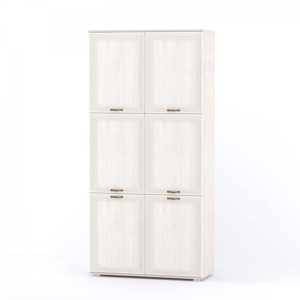 Шкаф ШК-403 «Комо» Вудлайн кремовый/Аруша венге патина