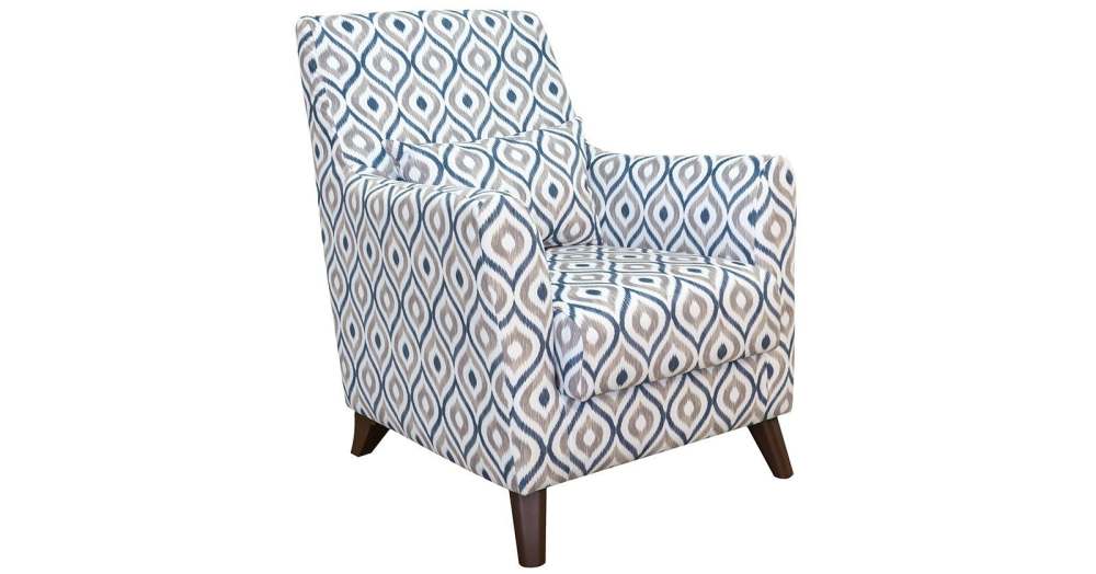 Кресло «Либерти» Фибра Геометрия 18 бежевый